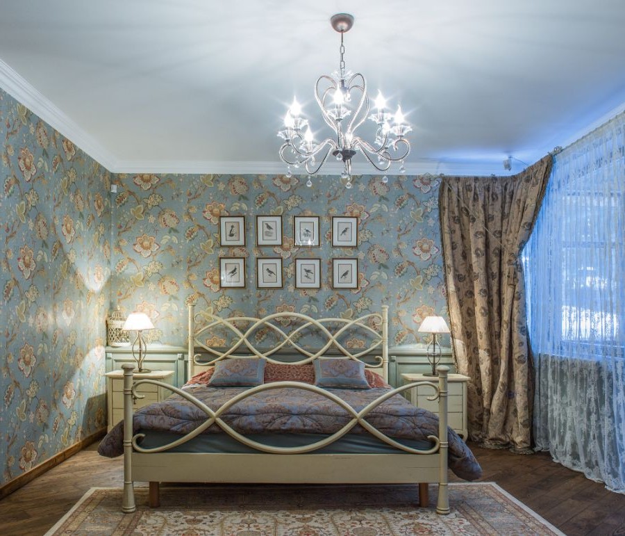 Спальня в стиле прованс в Хрущевке Фото_16