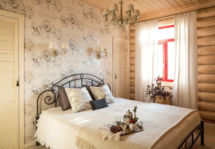 Спальня в стиле прованс в Хрущевке Фото_9